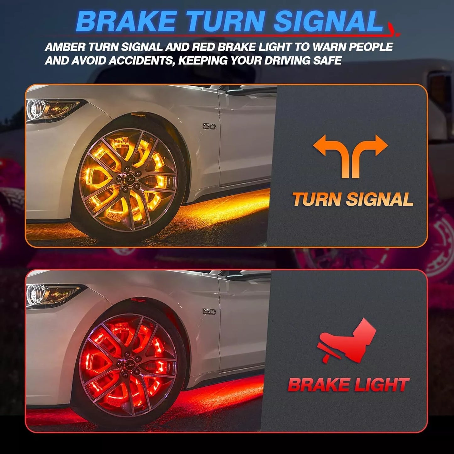 17 inch V1 RGB+IC Chasing Color Wheel Ring Lights Kit with APP Control - My Store