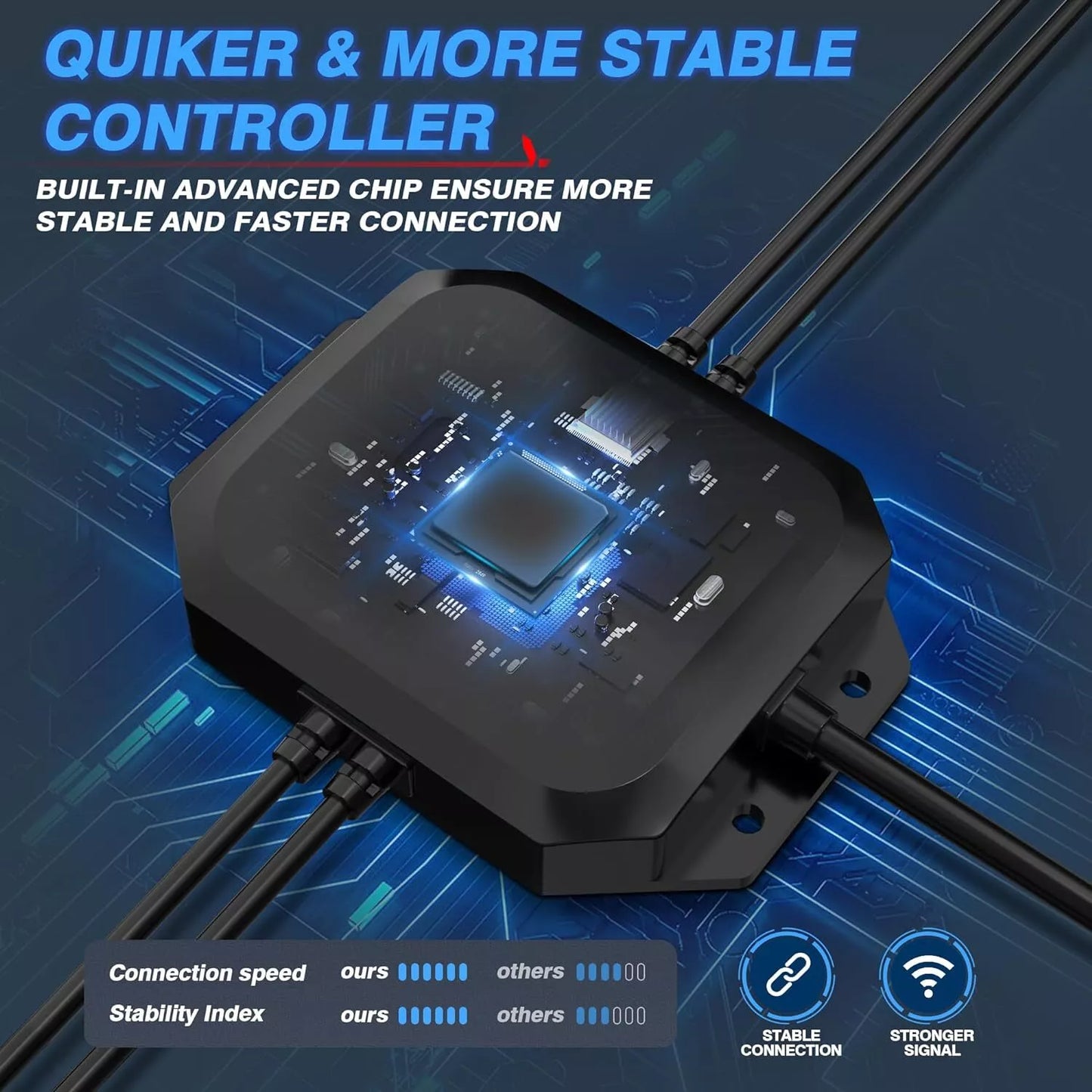 17 inch V1 RGB+IC Chasing Color Wheel Ring Lights Kit with APP Control - My Store