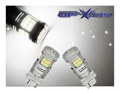 GP Xtreme 3157 4157 4057 T25 White LED Light Bulbs 1000LM Turn Signal Parking Reverse GP-3157-HP-28W