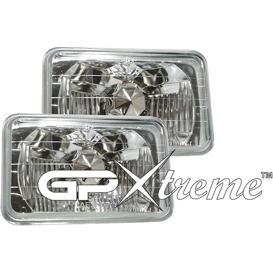 4 X 6 Sealed Replacement H4 Xenon Bulbs High - Low Beam Headlights Lamps - HID9-130