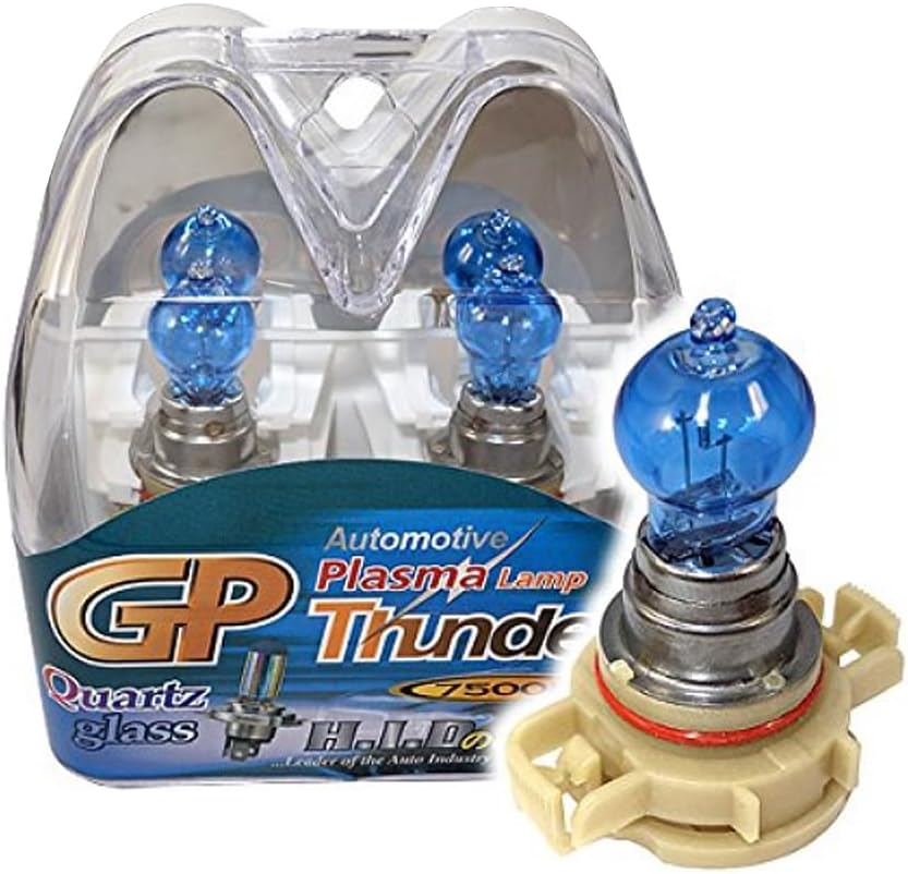 GP Thunder H16 5202 PSX24W 7500K 12V 55W Super White Fog Light Bulbs - High Beam SGP75K-H5202