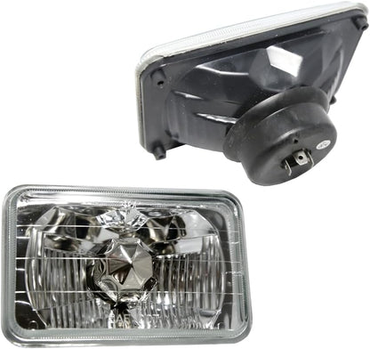 4 X 6 Sealed Replacement H4 Xenon Bulbs High - Low Beam Headlights Lamps - HID9-130