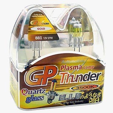 GP Thunder 881 3500K 27W JDM Golden Yellow Fog Light Bulbs - High Beam SGP35K-881 - My Store