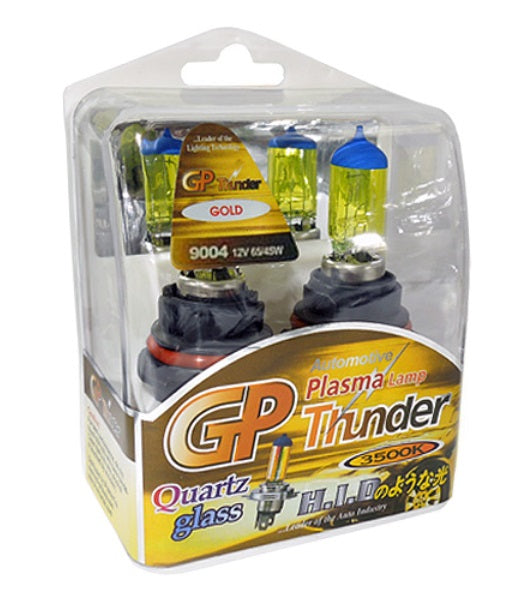 GP Thunder 9004 HB1 3500K 65/55W JDM Golden Yellow Fog Light Bulbs - High Beam SGP35K-9004