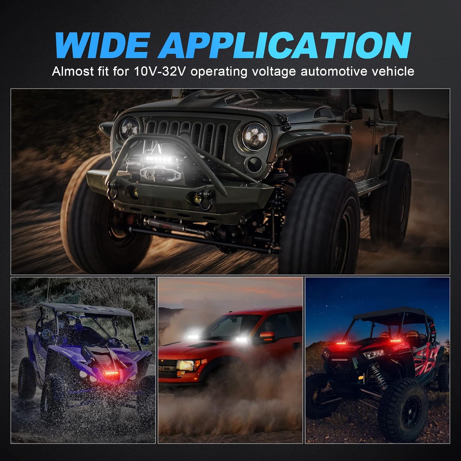 7 Inch Led Light Bar, 30W 5000 Lumens Light Bar for Truck Off Road ATV UTV Boat, 12 Volt Led Flood Lights Work Light Auxiliary Driving Fog Light with Mount Bracket - My Store