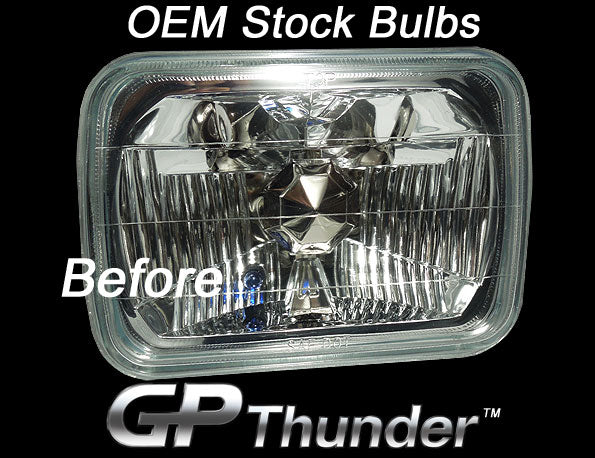7 x 6 Sealed Replacement H4 Xenon Bulbs High - Low Beam Headlights Lamps - HID9-124