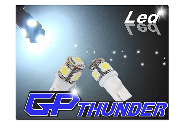 GP Xteme 194 168 2825 W5W T10 White SMD 5050 LED Light Bulbs - GP-194-SMD-5W
