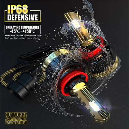GP Xtreme H8 LED Headlamp Light Bulbs Super White 6500K 24000 Lumen GP-H8-LED-HL-XI