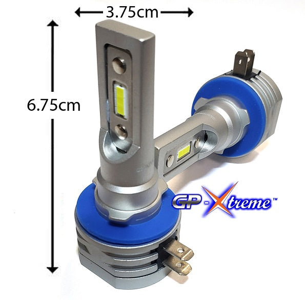 GP Xtreme H11b LED Headlamp Light Bulbs Super White 6500K for KIA Borrego Optima Sedona Sonata Veloster Azera Elantra Genesis Coupe Santa Fe Accent GPX-H11B-LED-Bulbs - My Store
