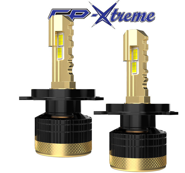 GP Xtreme H4 9003 LED Headlamp Light Bulbs Super White 6500K 24000 Lumen GP-H4-LED-HL-XI - My Store