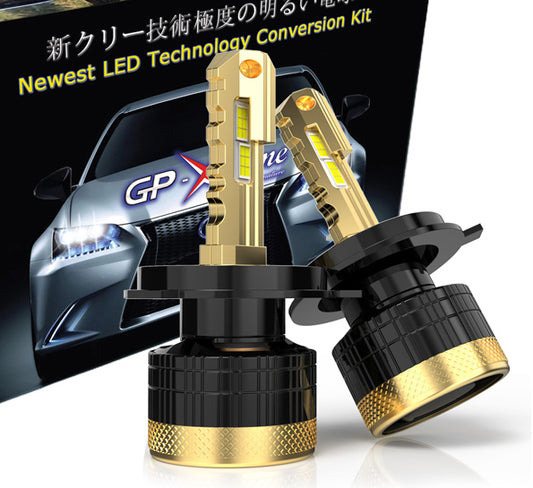 GP Xtreme H4 9003 LED Headlamp Light Bulbs Super White 6500K 24000 Lumen GP-H4-LED-HL-XI
