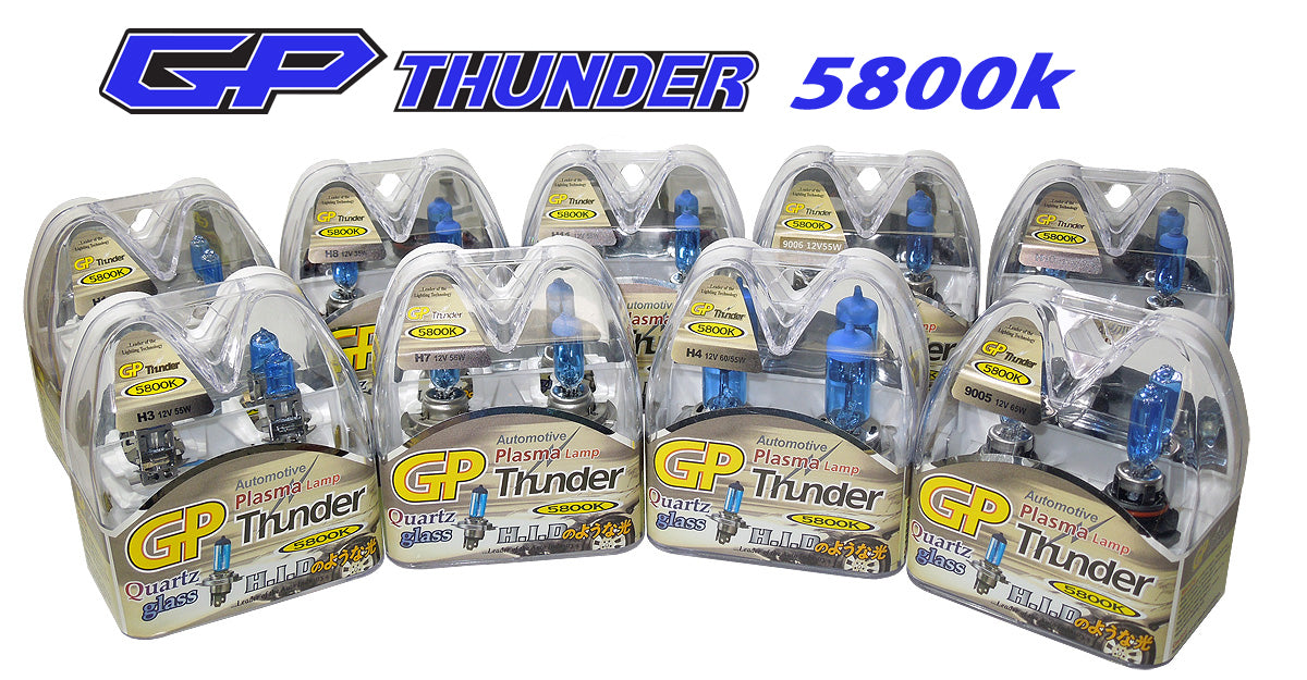 GP Thunder H8 5800K 35W Xenon White Fog Light Bulbs - High Beam SGP58K-H8