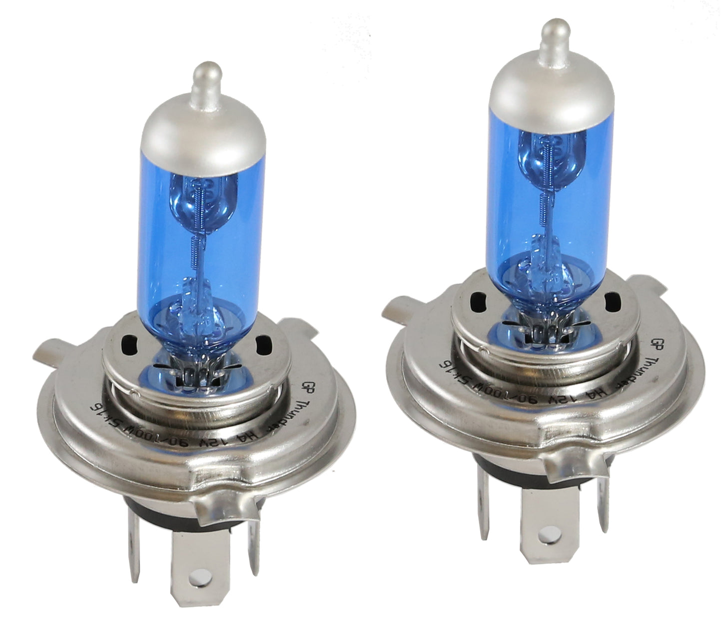 GP Thunder H4 7500K 12V 100/90W Super White Fog Light Bulbs - High Beam - Low Beam GP75K-H4