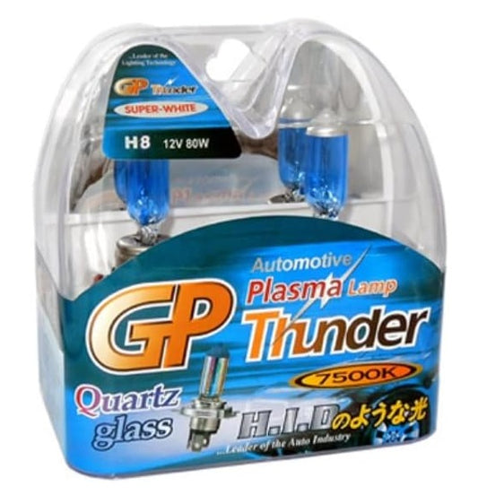 GP Thunder H8 7500K 12V 80W Super White Fog Light Bulbs - High Beam - Low Beam GP75K-H8 - My Store