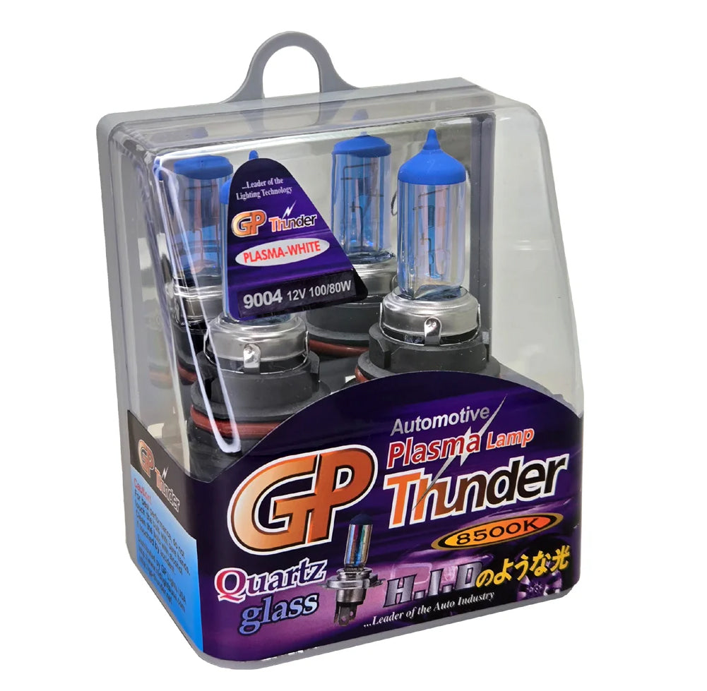 GP Thunder 9004 8500K 100W/90W Plasma White Headlamp High/Low Beam High Wattage GP85K-9004