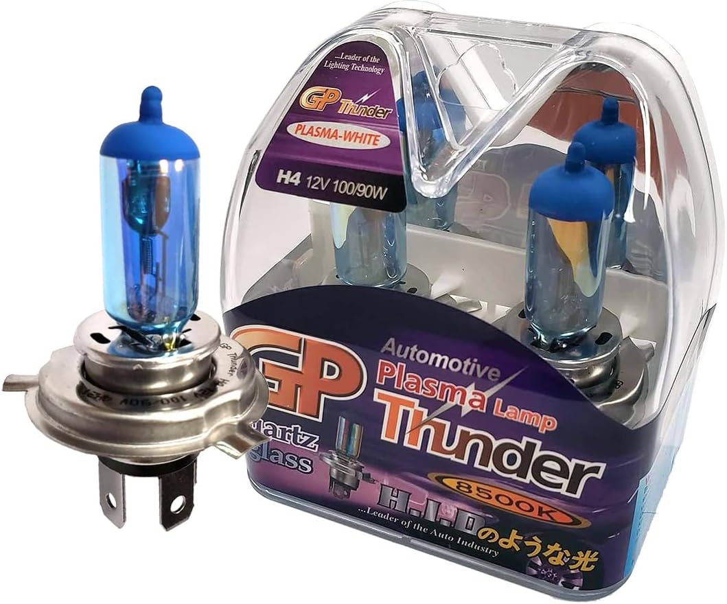 GP Thunder H4 9003 100W/90W Plasma White Headlamp High/Low Beam High Wattage GP85K-H4