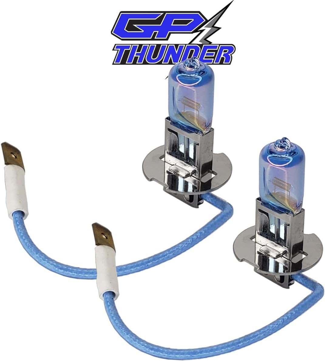 GP Thunder H3 8500K 100W Plasma White Headlamp - Fog Light Bulbs - Low Beam - High Beam GP85K-H3