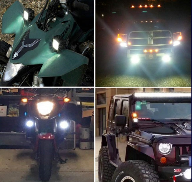 2" Cubic series 18W LED work lights pods cube - GP Xtreme - My Store