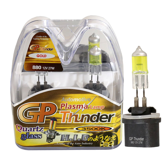 GP Thunder 880 3500K 27W JDM Golden Yellow Fog Light Bulbs - High Beam SGP35K-880