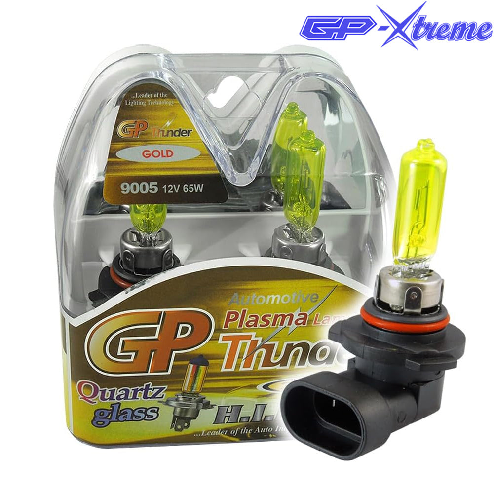 GP Thunder 9005 3500K 65W JDM Golden Yellow Fog Light Bulbs - High Beam SGP35K-9005 - My Store