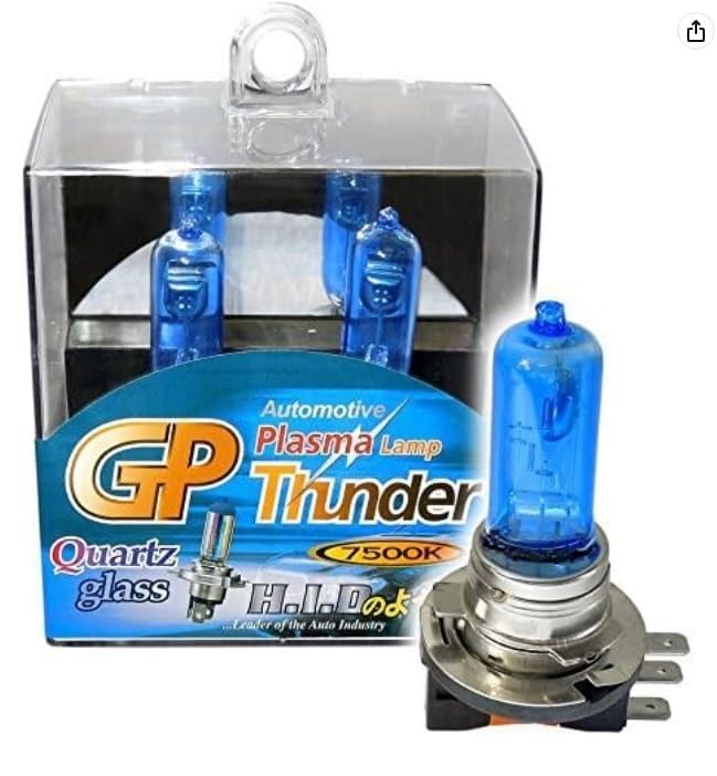 GP Thunder H15 7500K 12V 15W/65W Super White Light Bulbs Headlamp - High Beam / Day Time Running for Audi Mercedes Benz Volkswagen Golf - SGP75K-H15 - My Store