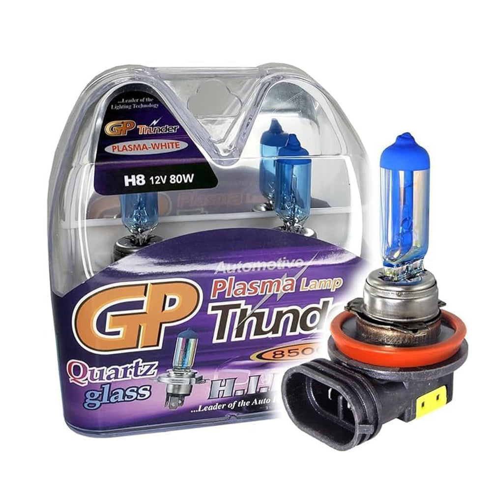 GP Thunder H8 8500K 80W Plasma White Fog Light Bulbs - High Beam GP85K-H8 - My Store