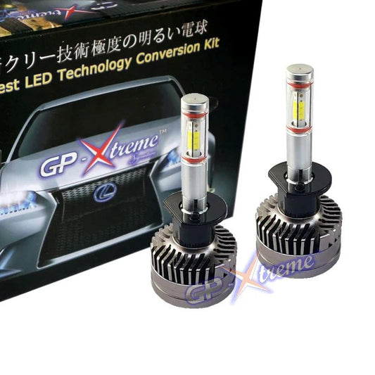 GP Xtreme H1 LED Headlamp Light Bulbs Super White V9 12000 Lumen GP-H1-Cr-HL-IX