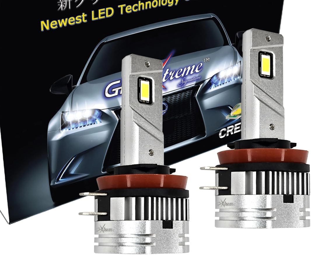 GP Xtreme H11b LED Headlamp Light Bulbs Super White 6500K for KIA Borrego Optima Sedona Sonata Veloster Azera Elantra Genesis Coupe Santa Fe Accent GP-H11B-LED-Bulbs
