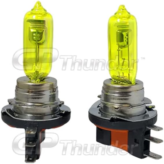 GP Thunder H15 3500K 15W/55W JDM Golden Yellow Fog Light Bulbs - High Beam - SGP35K-H15 - My Store