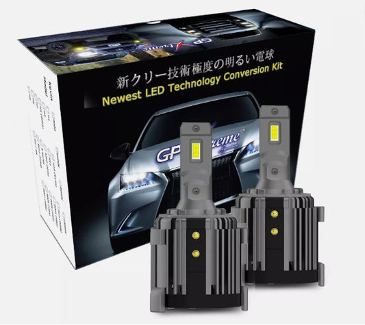 GP Xtreme H7 White Headlight with Adapter Retainer Holder Low Beam Driving Light - Build in Canbus - No Need Other extra Cable - Compatible for Volkswagen Passat Golf Jetta Sprinter GP-H7-LED-HL-XII