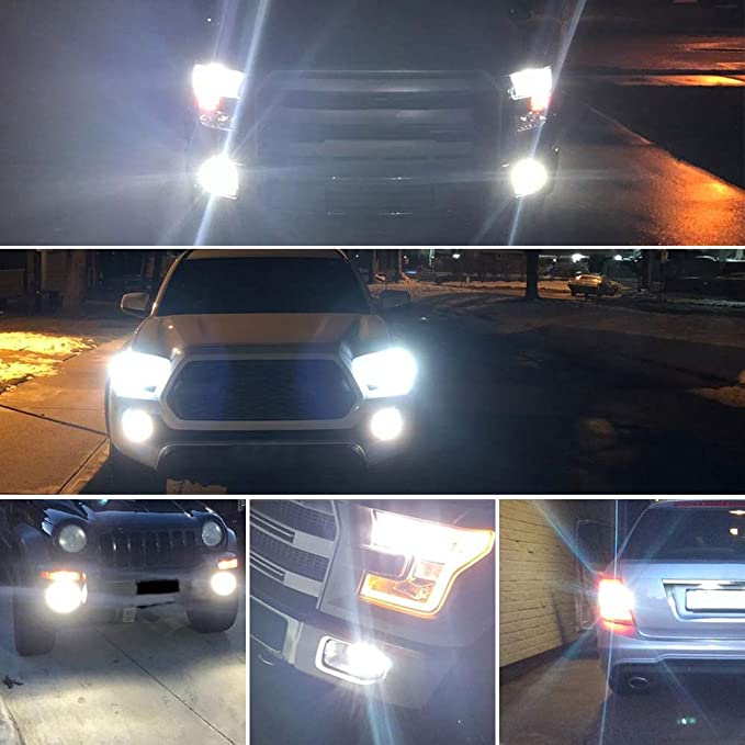 GP Xtreme H8 LED Headlamp Light Bulbs Super White 6500K 24000 Lumen GP-H8-LED-HL-XI