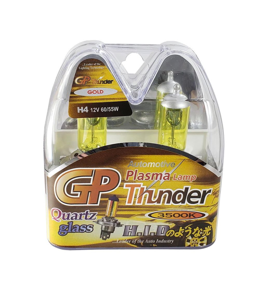 GP Thunder H4 9003 3500K 65/55W JDM Golden Yellow Light Bulbs - High - Low Beam - SGP35K-H4