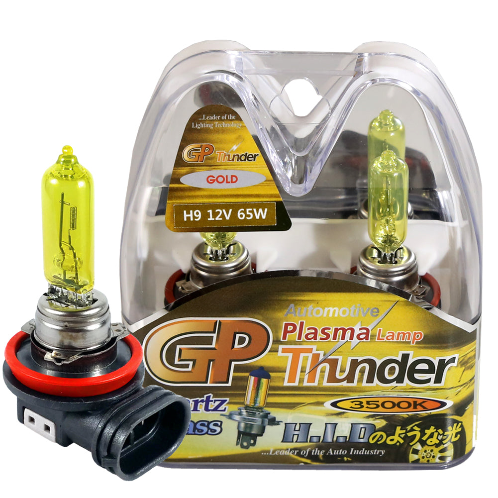 GP Thunder H9 3500K 65W JDM Golden Yellow Fog Light Bulbs - High Beam - SGP35K-H9 - My Store