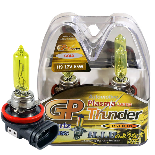 GP Thunder H9 3500K 65W JDM Golden Yellow Fog Light Bulbs - High Beam - SGP35K-H9