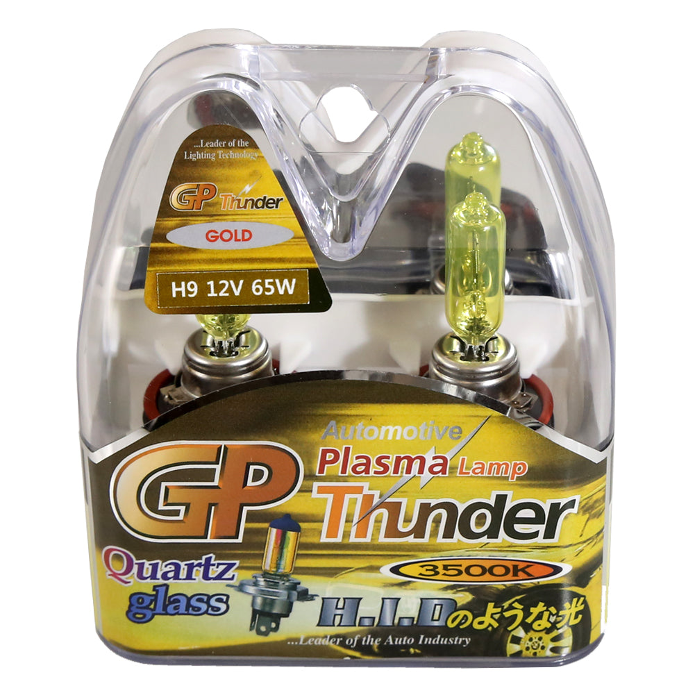 GP Thunder H9 3500K 65W JDM Golden Yellow Fog Light Bulbs - High Beam - SGP35K-H9 - My Store