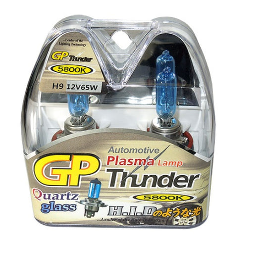 GP Thunder H9 5800K 65W Xenon White Fog Light Bulbs - High Beam - Low Beam SGP58K-H9