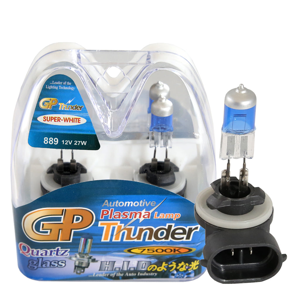 GP Thunder 889 7500K 12V 27W Super White Fog Lights - High Beam - Low Beam SGP75K-889