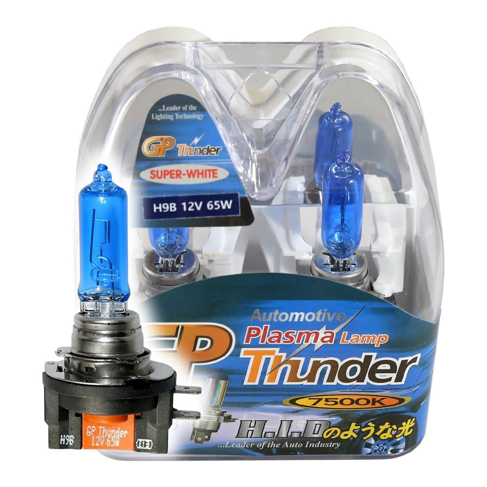 GP Thunder H9B 7500K 12V 65W Super White Light Bulbs - High Beam - Low Beam  SGP75K-H9B - My Store