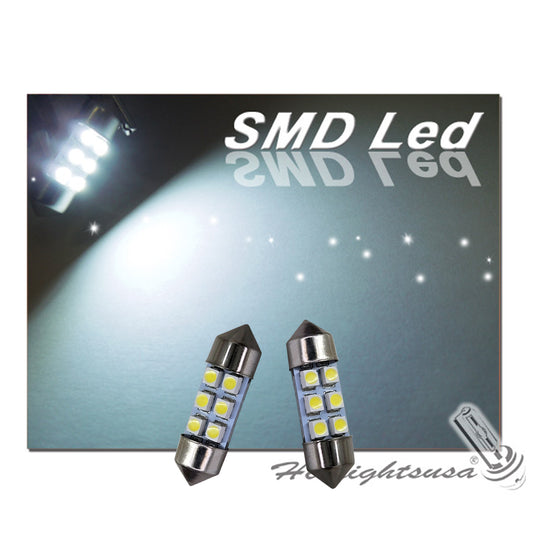 GP Xteme 1031 Dome MAP Inside Festoon 6 WHITE Led Bulbs GP-1031-SMD-6W