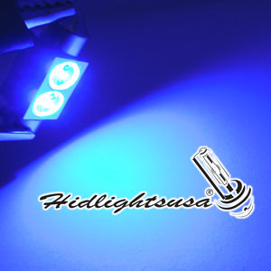 GP Xteme 1036 Dome MAP Inside Festoon 2 High Power BLUE Led Bulbs GP-1036-HP-2B
