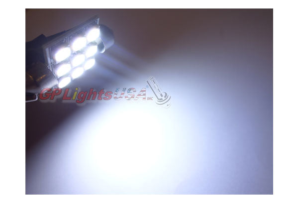 GP Xtreme 1036 3423 6418 3SMD 5050 LED Festoon Light Bulbs For Car interior Dome/Map/Trunk/License Plate Lights – White  GP-1036-SMD-9W - GP Lights USA