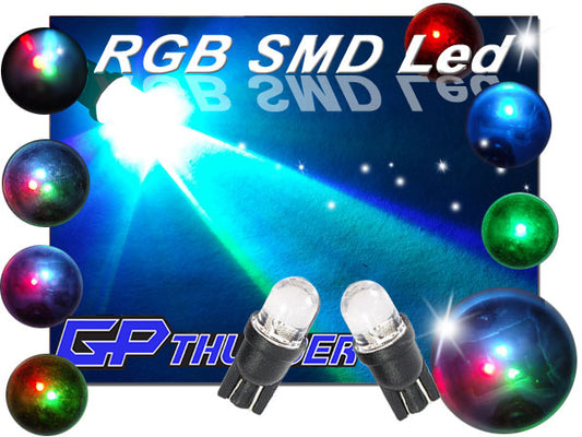 GP Xteme 194 168 2825 W5W T10  Change Color LED Light Bulbs  - GP-194-7CL