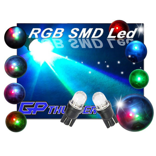 GP Xteme 194 168 2825 W5W T10  Change Color LED Light Bulbs  - GP-194-7CL