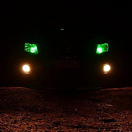 GP Xteme 194 168 2825 W5W T10 Green SMD 5050 LED Light Bulbs  - GP-194-SMD-5G