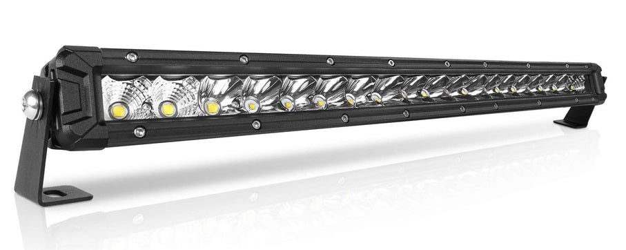22 Inch LED Light Bar Single Row Combo Flood & Spot-Beam Work Light Flood Spot Off Road LED Light Bar Driving Light for Pickup SUV ATV UTV Truck Roof Bumper Visit the BAR-Single-22