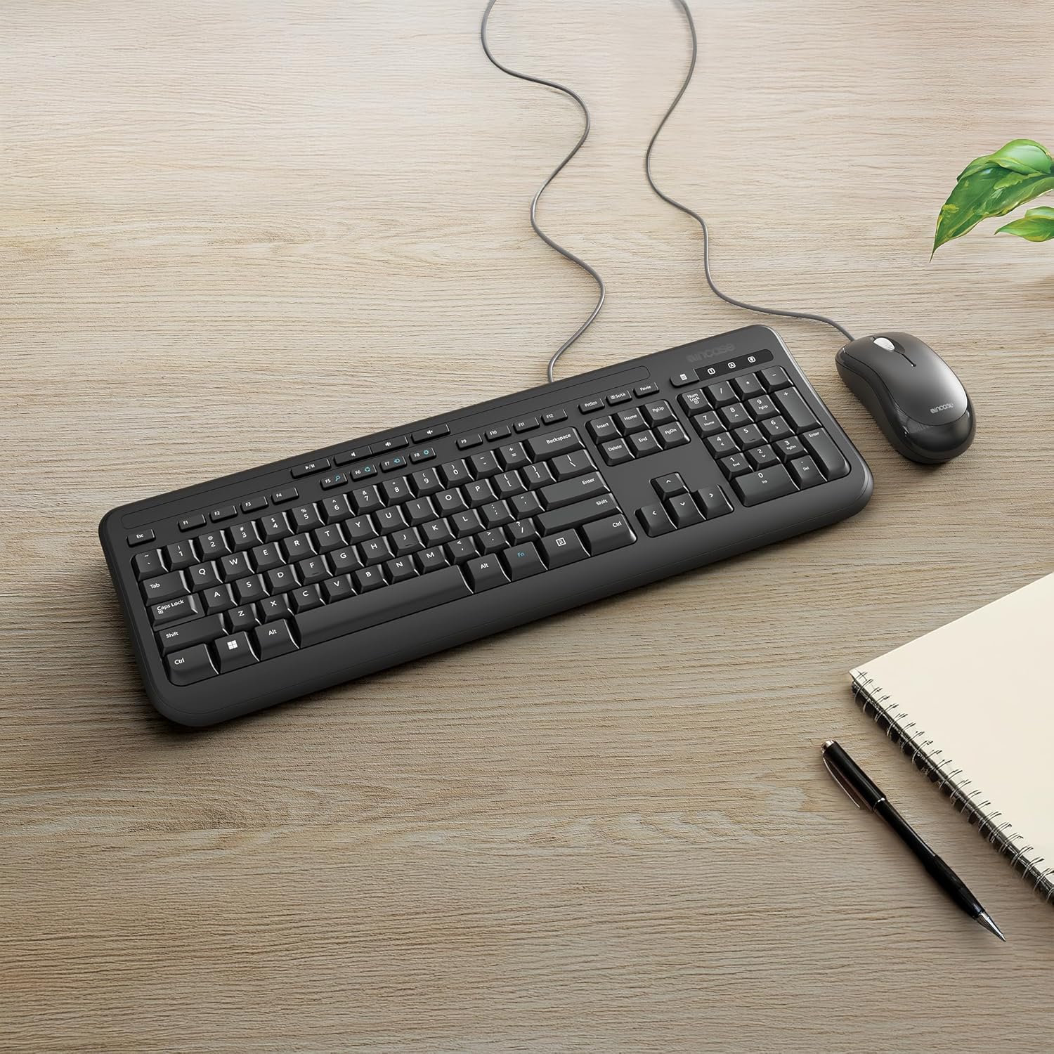 Keyboard Incase Wired Desktop 600 Keyboard & Mouse Combo – Designed by Microsoft - GP Lights USA