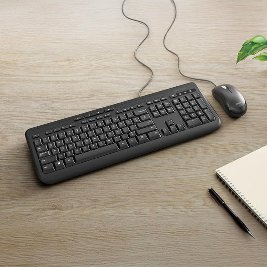 Keyboard Incase Wired Desktop 600 Keyboard & Mouse Combo – Designed by Microsoft - GP Lights USA
