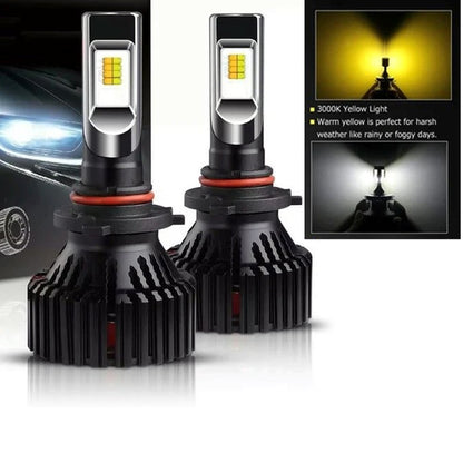 GP Xtreme 9006 HB4 Xenon SwitchBack White Yellow Dual Color Fog Light, High Beam, Low Beam Headlamp Headlight Kit  GP-9006-LED-HL-W/A - GP Lights USA