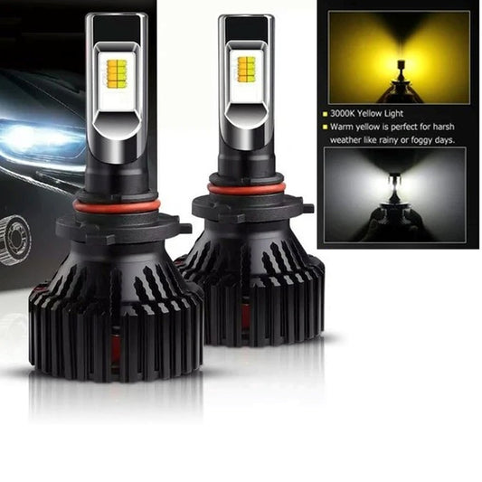 GP Xtreme 9006 HB4 Xenon SwitchBack White Yellow Dual Color Fog Light, High Beam, Low Beam Headlamp Headlight Kit  GP-9006-LED-HL-W/A - GP Lights USA