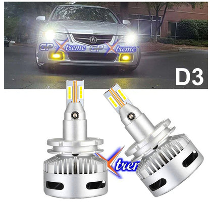 GP Xtreme D3S D3R LED Headlamp Light Bulbs Super White 6500K 20000 Lumen GP-D3S-LED-HL-X